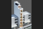 Loạn nhịp mẫu nhà lô phố mái mansard 8 tầng mặt tiền 4m mê hoặc triệu con tim BT2217